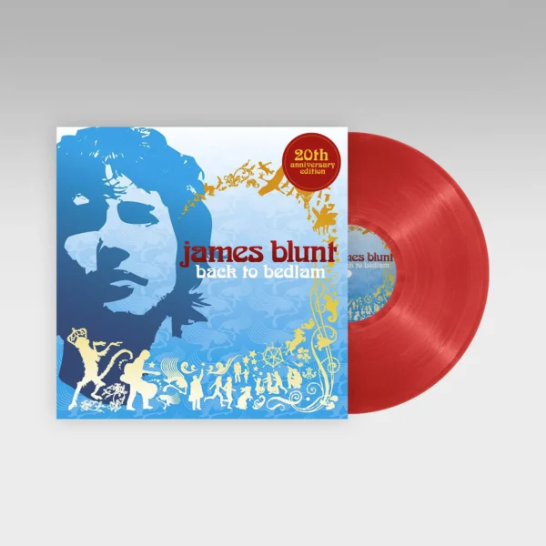 BLUNT JAMES – BACK TO BEDLAM 20th anniversary red vinyl LP