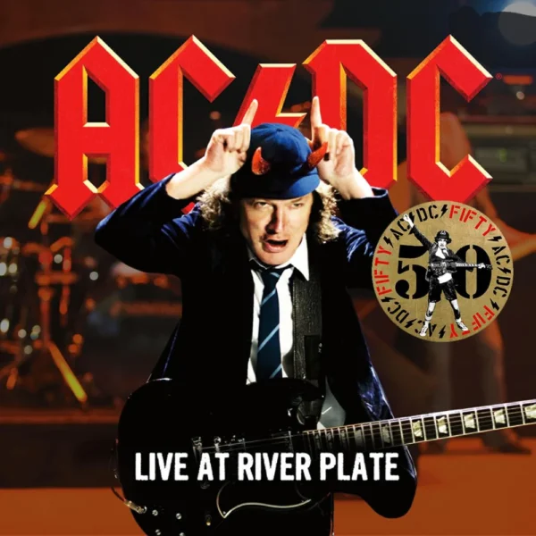 AC/DC – LIVE AT RIVER PLATE 50th anniversary gold coloured vinyl LP3