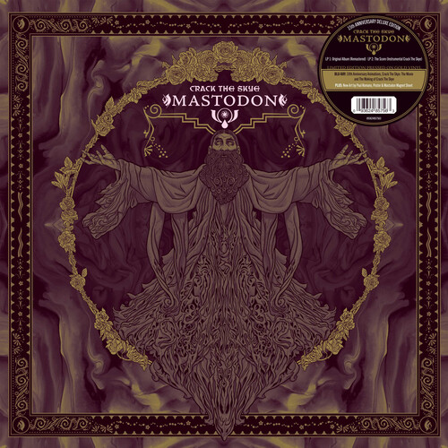 MASTODON – CRACK THE SKYE 15th anniversary deluxe gold vinyl LP2/BRD