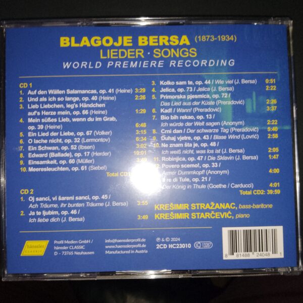 BERSA BLAGOJE – SONGS CD2