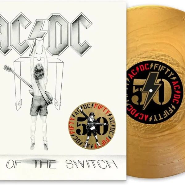 AC/DC – FLICK OF THE SWITCH 50th annyversary gold coloured vinyl LP