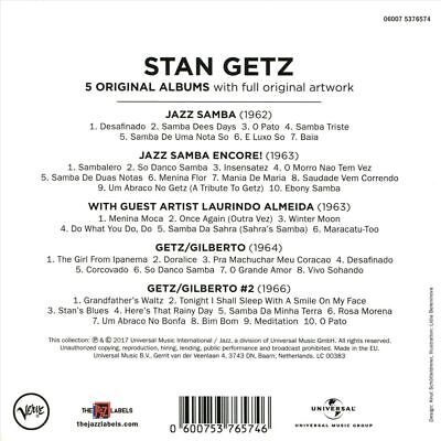 STAN GETZ – 5 ORIGINAL ALBUMS   CD5