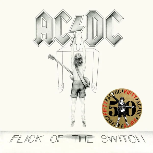 AC/DC – FLICK OF THE SWITCH 50th annyversary gold coloured vinyl LP