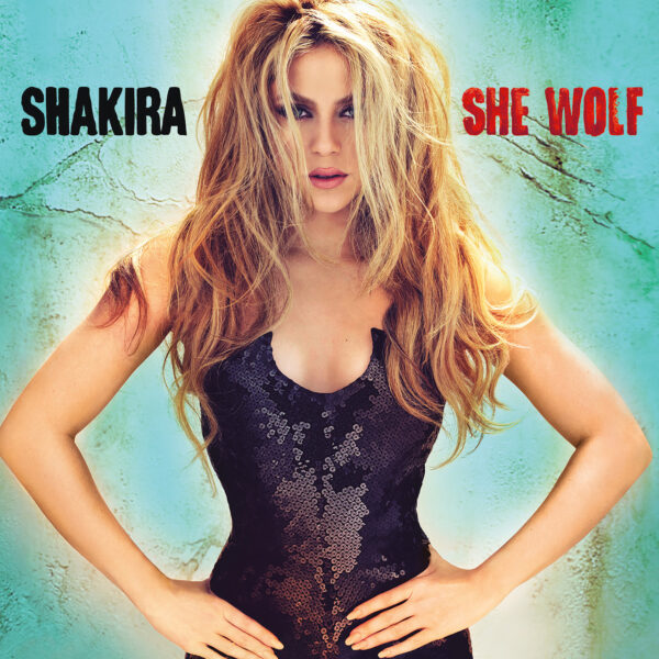 SHAKIRA – SHE WOLF sea glass swirl vinyl LP2