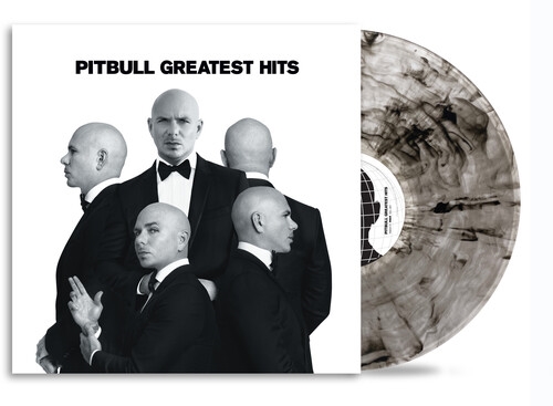 PITBULL – GREATEST HITS silver & black vinyl LP