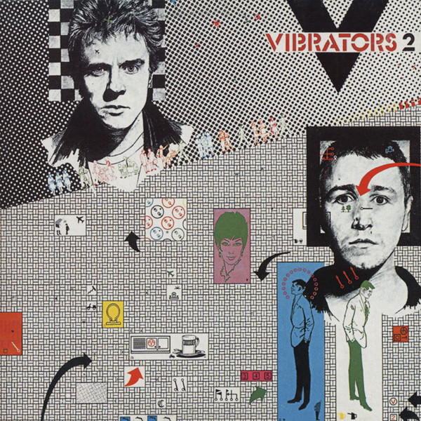 VIBRATORS – V2 ltd translucent red vinyl LP