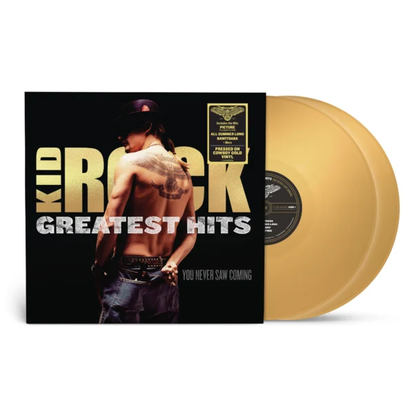 KID ROCK – GREATEST HITS: YOU NEVER SAW COMING cowboy gold vinyl LP2