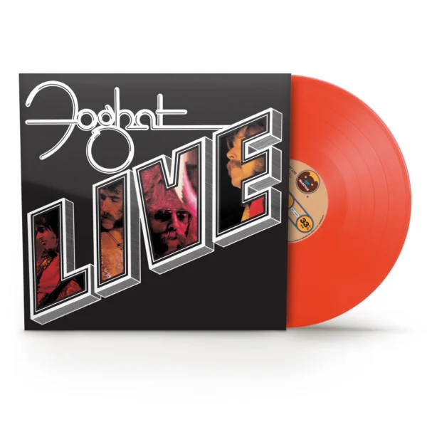 FOGHAT – LIVE transparent orange vinyl LP