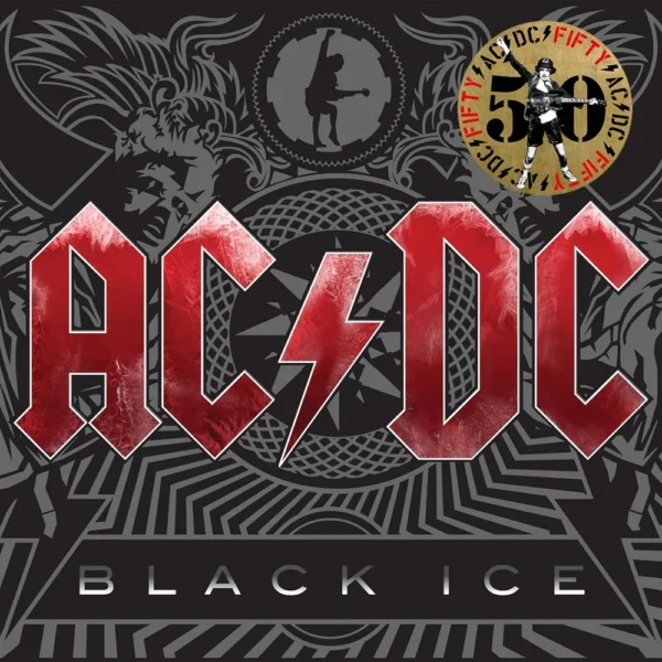 AC/DC – BLACK ICE 50th annyversary gold colored vinyl LP2