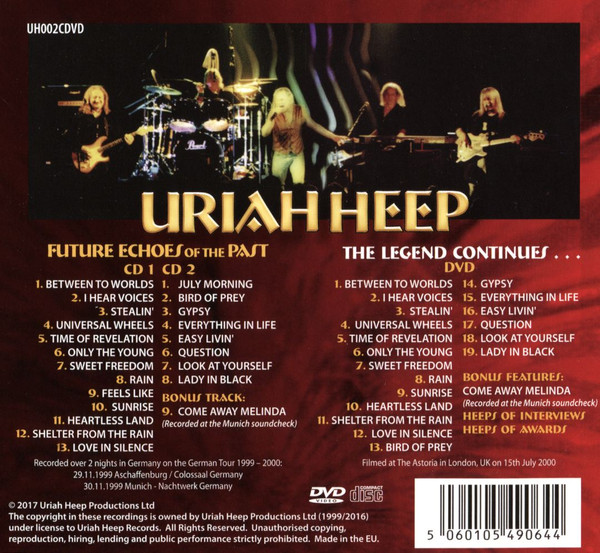 URIAH HEEP – FUTURE ECHOES OF THE PAST   CD2 + DVD