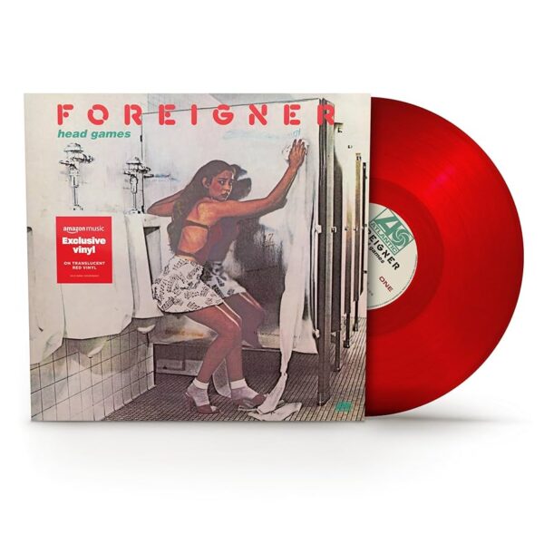 FOREIGNER – HEAD GAMES translucent red vinyl LP