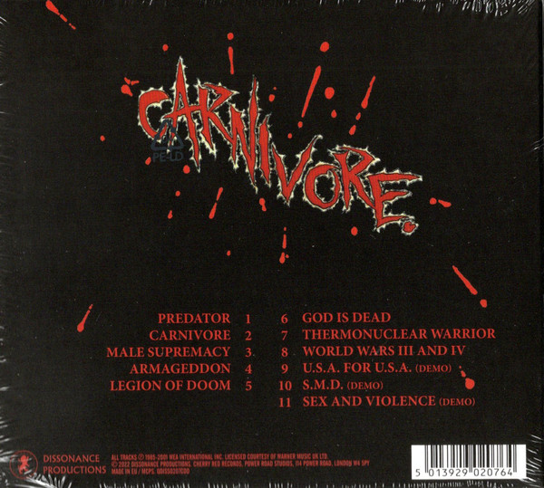 CARNIVORE – CARNIVORE CD