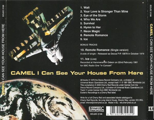 CAMEL – I CAN SEE YOUR HOUSE FROM HERE CD