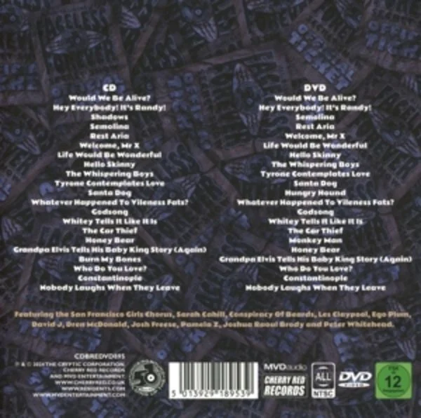 RESIDENTS – SECRET SHOW: LIVE IN SAN FRANCISCO CD/DVD