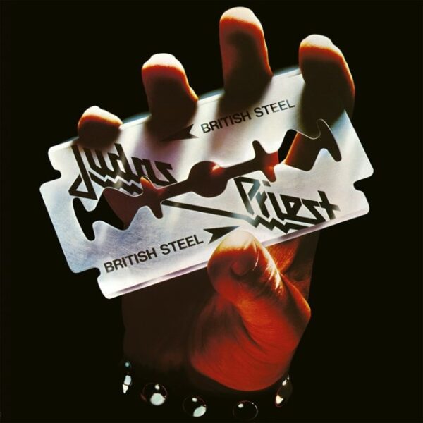 JUDAS PRIEST – BRITISH STEEL black & white splatter LP