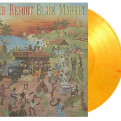 WEATHER REPORT – BLACK MARKET flaming coloured vinyl LP