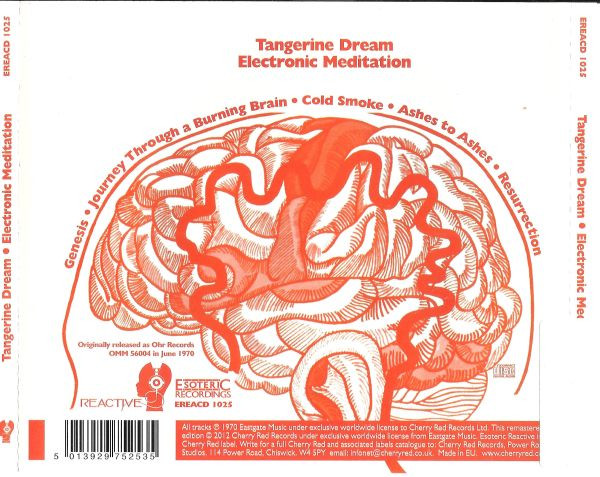 TANGERINE DREAM – ELECTRONIC MEDITATION CD