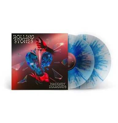 ROLLING STONES – HACKNEY DIAMONDS clear & blue splatter vinyl LP2