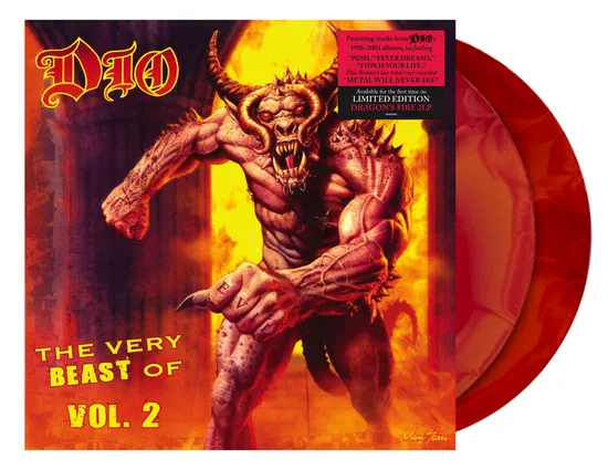 DIO – VERY BEAST OF VOL.2 dragon’s fire vinl LP2