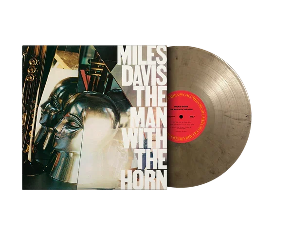 DAVIS MILES – MAN WITH THE HORN gold and black marbled vinyl LP