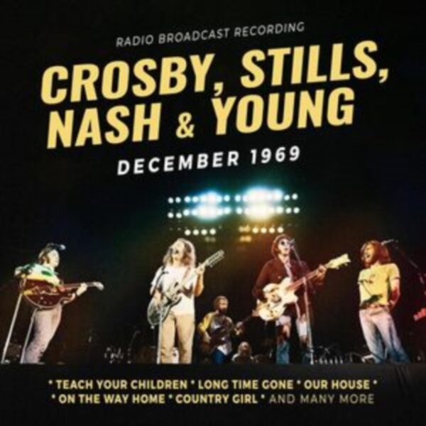 CROSBY STILLS NASH & YOUNG – DECEMBER 1969 yellow vinyl LP