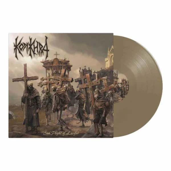 KONKHRA – SAD PLIGHT OF LUCIFER gold vinyl LP