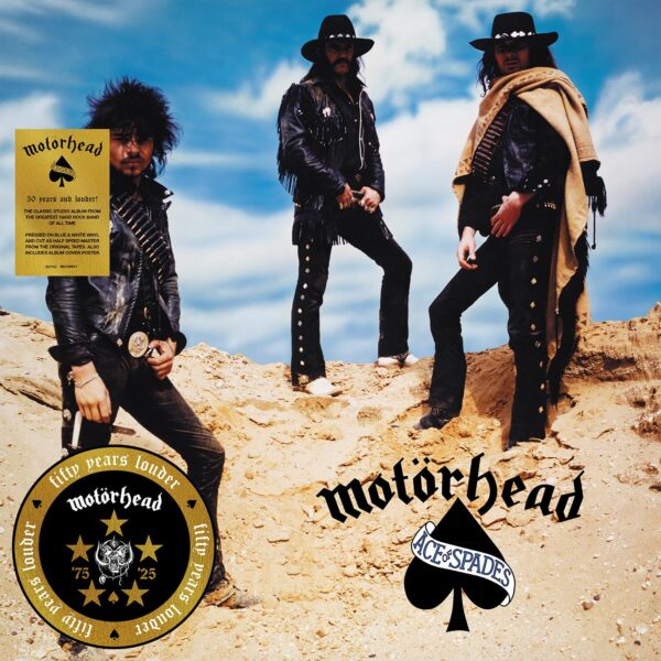 MOTORHEAD – ACE OF SPACE (50th An. Blue & White Splatter LP)