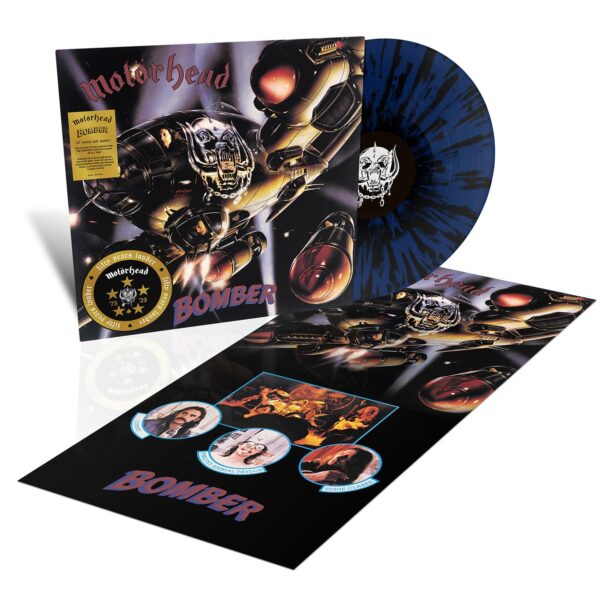 MOTORHEAD – BOMBER (50th Anniv. Blue & Black Splatter LP)