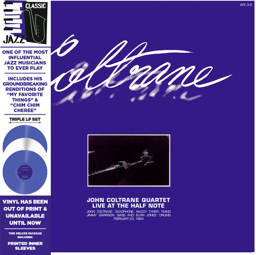 COLTRANE JOHN – LIVE AT HALF NOTE blue white vinyl LP3