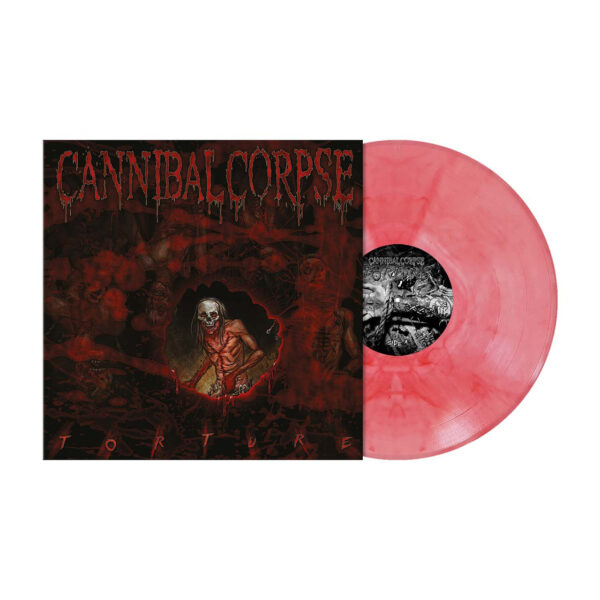 CANNIBAL CORPSE – TORTURE clear blood red marbl vinyl LP