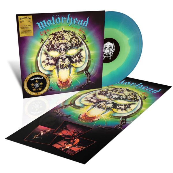 MOTORHEAD – OVERKILL (50th Anniv.Turquoise & Blue Splatter LP)