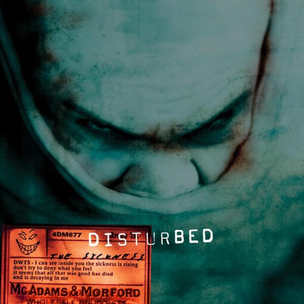 DISTURBED – SICKNESS  25 anniversary ltd green vinyl LP