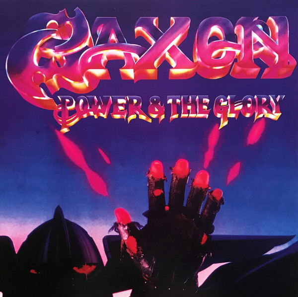 SAXON – POWER & THE GLORY swirl vinyl LP