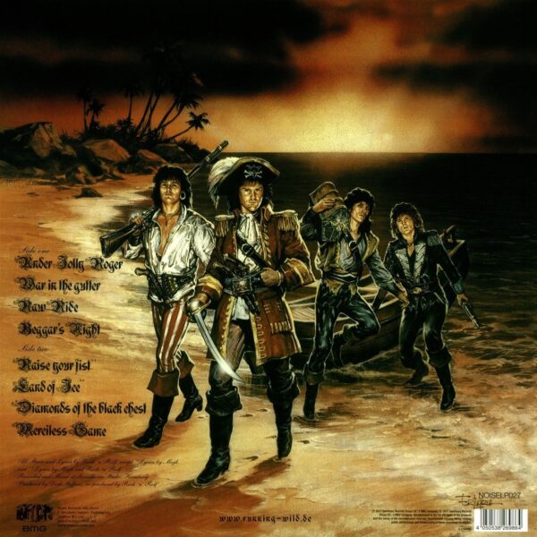 RUNNING WILD – UNDER JOLLY ROGER LP