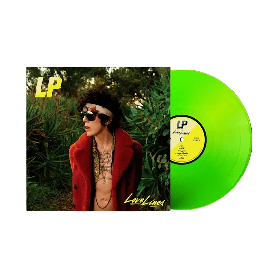 LP – LOVE LINES neon green vinyl LP