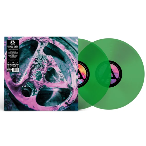 LINKIN PARK – FROM ZERO translucent emerald green vinyl LP