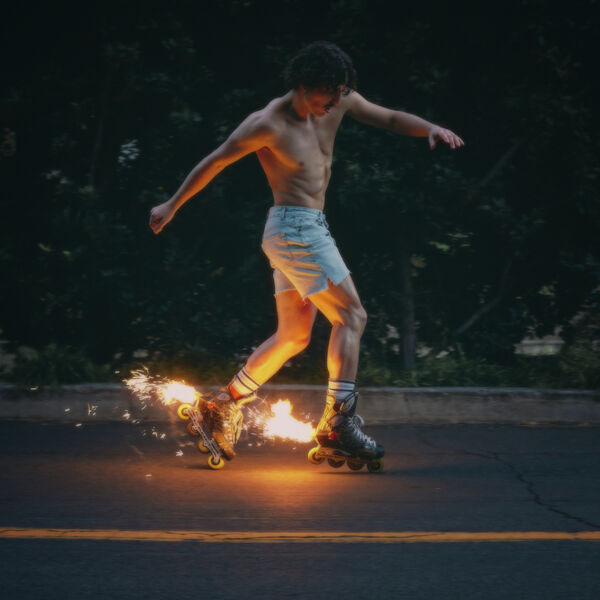BOONE BENSON – FIREWORKS & ROLLERBLADES clear vinyl LP