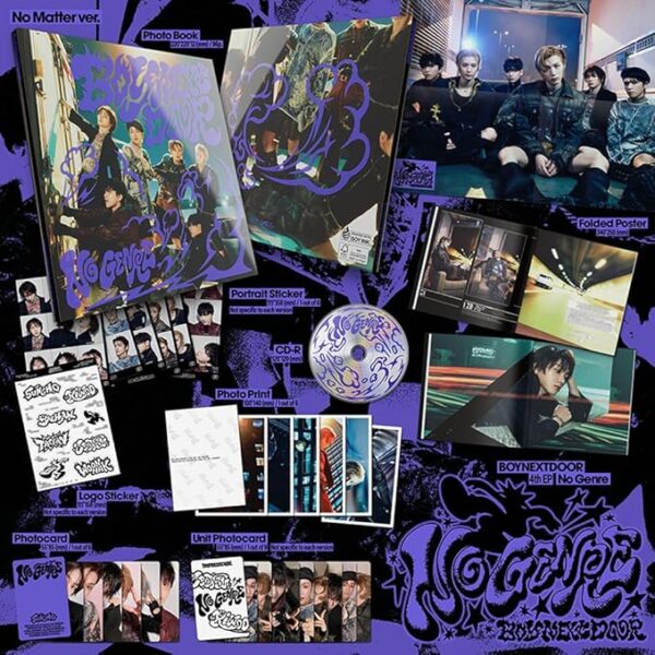 BOYNEXTDOOR – BOYNEXTDOOR 4TH EP NO GENRE + book CD