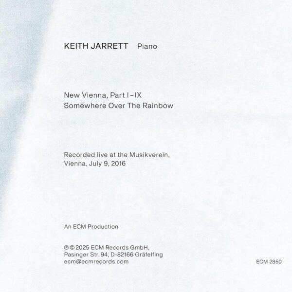 JARRET KEITH – NEW VIENNA CD