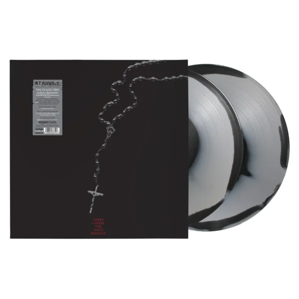 MY CHEMICAL ROMANCE – THREE CHEERS FOR SWEET REVENGE 2025 silver/black vinyl LP2