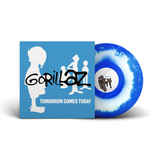 GORILLAZ – TOMORROW COMES TODAY white and blue vinyl 12’EP