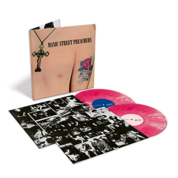 MANIC STREET PREACHERS – GENERATION TERRORISTS pink rose vinyl LP2