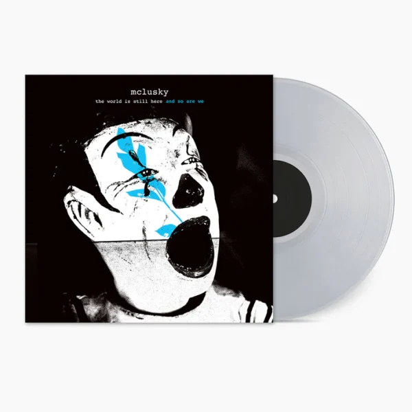 MCLUSKY – WORLD IS STILL HERE AND SO ARE WE clear vinyl LP