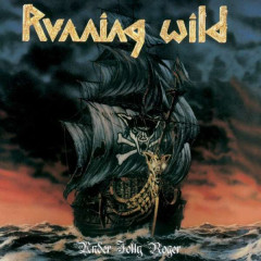 RUNNING WILD – UNDER JOLLY ROGER grey vinyl LP