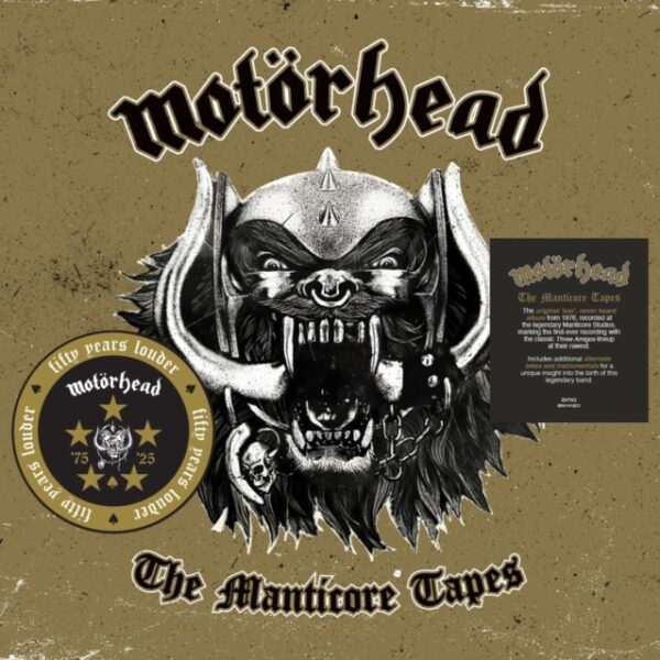 MOTORHEAD – MANTICORE TAPES LP207″