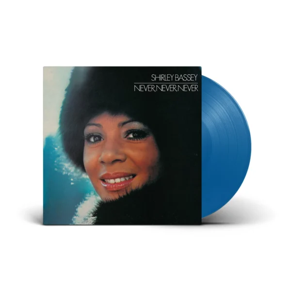 BASSEY SHIRLEY – NEVERE, NEVER, NEVER blue vinyl LP