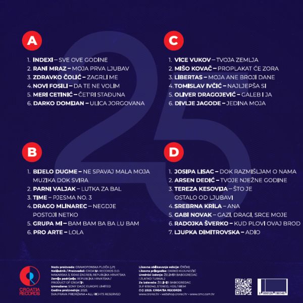 R.I. – SEDAMDESETE 25 GREATEST HITS LP2