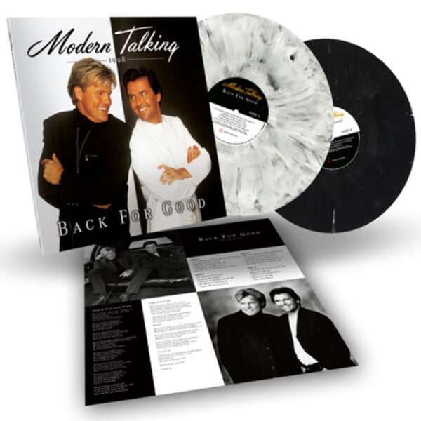 MODERN TALKING – BACK FOR GOOD 40th anniversary black & white marbeled vinyl LP2