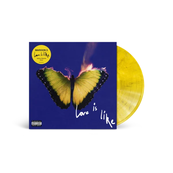 MAROON 5 – LOVE IS LIKE yellow vinyl LP