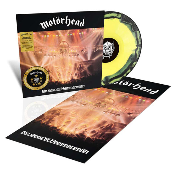 MOTORHEAD – NO SLEEP ‘TIL HAMMERSMITH coloured vinyl LP